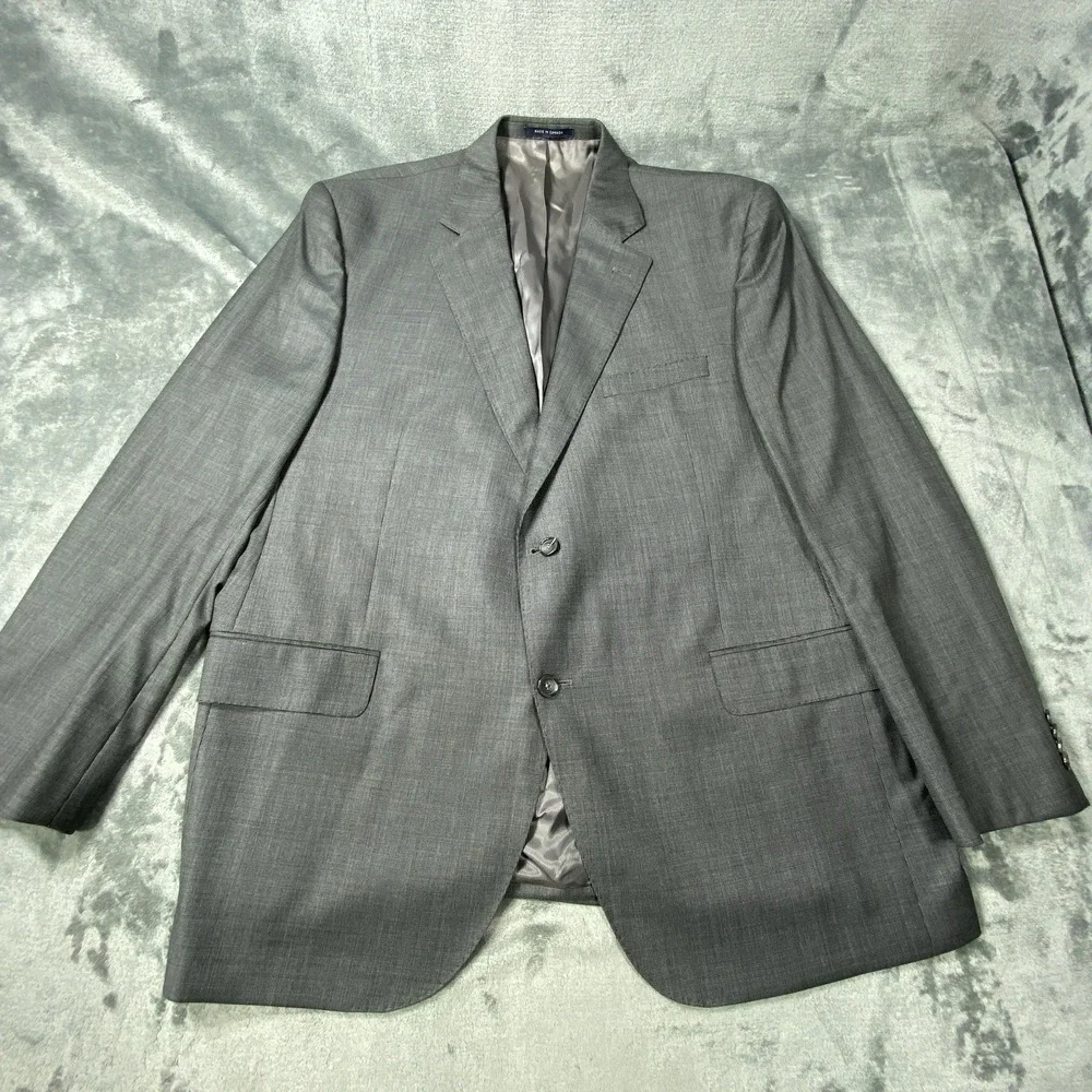 Ing Loro Piana Cremieux Blazer‎ 48R Micro Check 100% Wool Sport Coat Jacket Suit